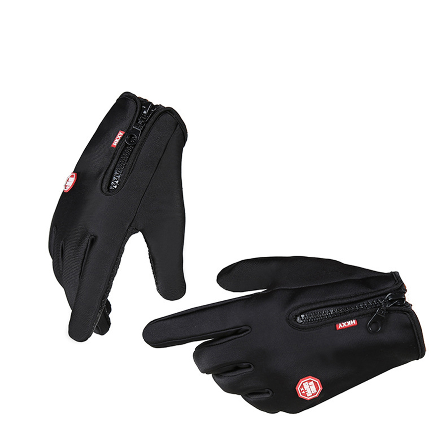 1 Piece of Sports Gloves, Outdoor Cycling, Skiing and Mountaineering Gloves, Autumn and Winter Touch Screen Non-Slip Gloves, Waterproof, Windproof and Warm Gloves