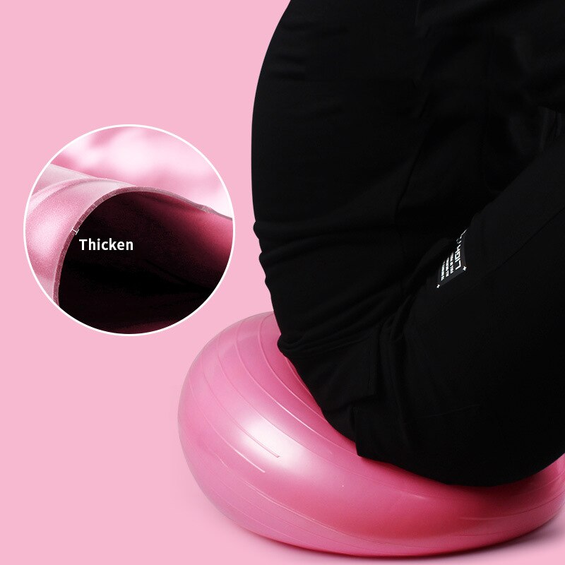 Yoga Ball Donut Exercise Workout Core Training Swiss Stability Ball for Yoga Pilates & Balance Training in Gym Office