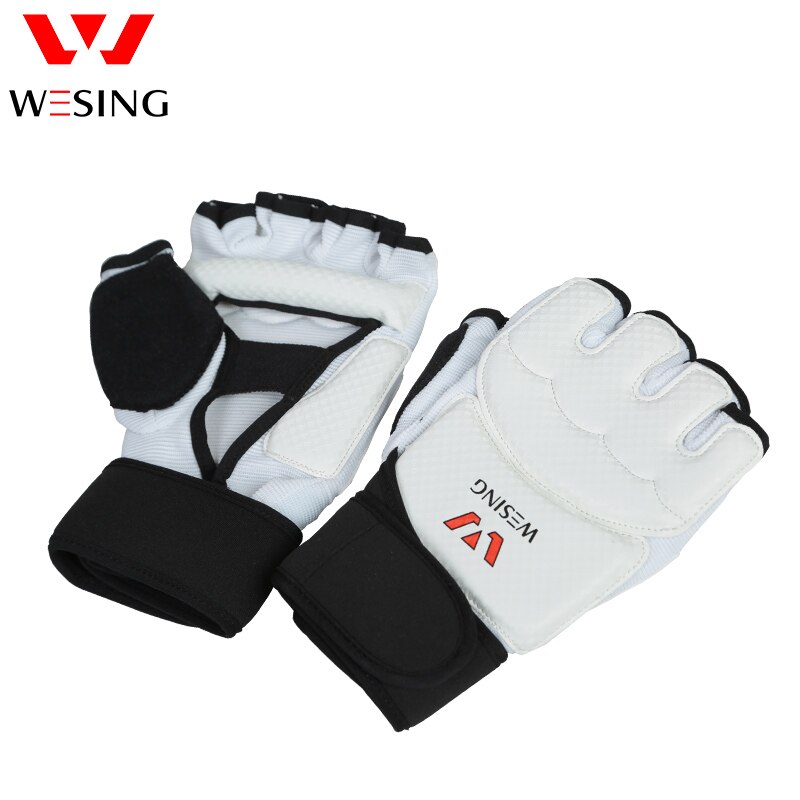 Wesing Taekwondo protector del empeine guantes para la formación de la competencia protector para Taekwondo artes de las mujeres de los hombres