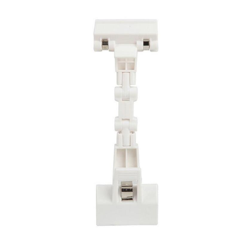 -skruer avgjort plast pop skilt kort display klipp prislapper holder svart etikett holder klemme skilt display: Hvit