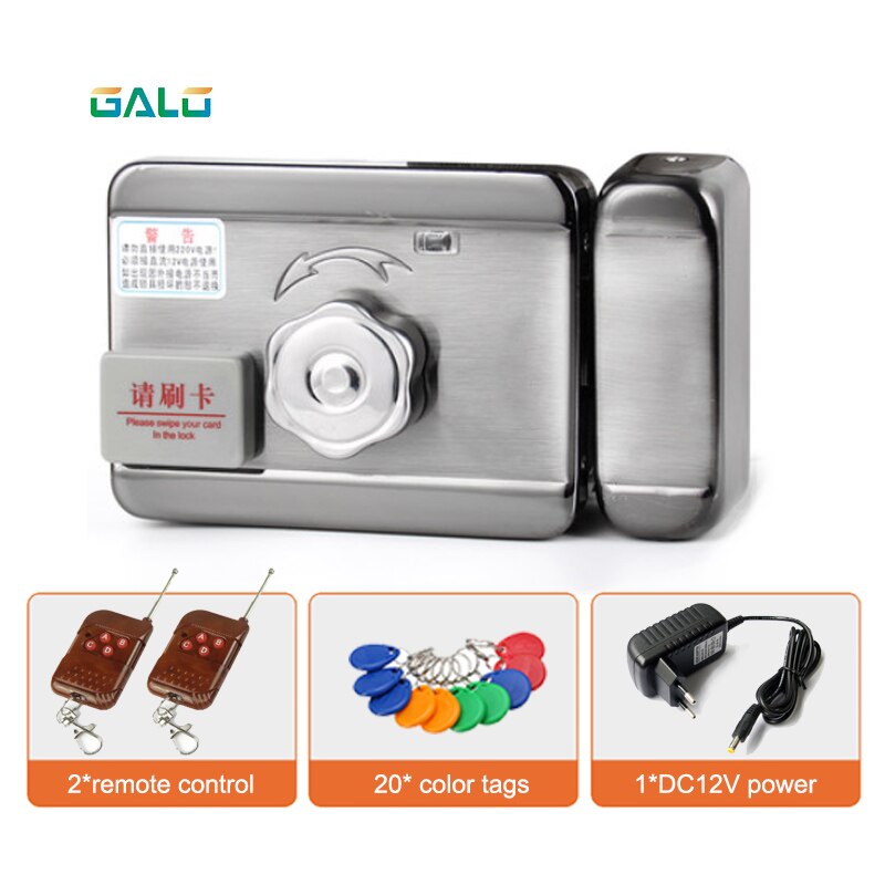 Smart ID Deur & gate lock kasteel Toegangscontrole Elektronische geïntegreerde RFID Deur Velg lock RFID reader voor thuis