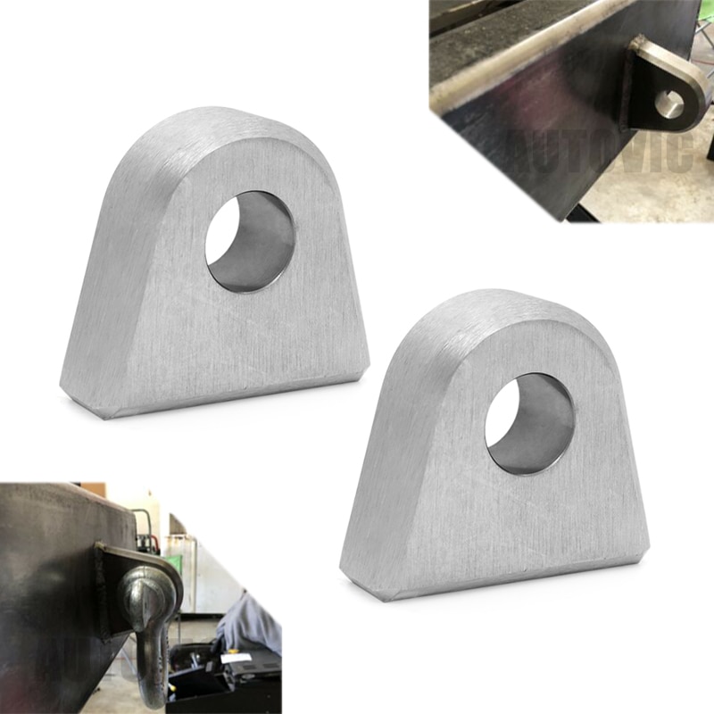 2pcs Heavy Duty D Ring Weld on Shackle Mount for Vehicle Towing Rope Buckles For Clevis Off Road Trucks Mount Rock Crawler CNC