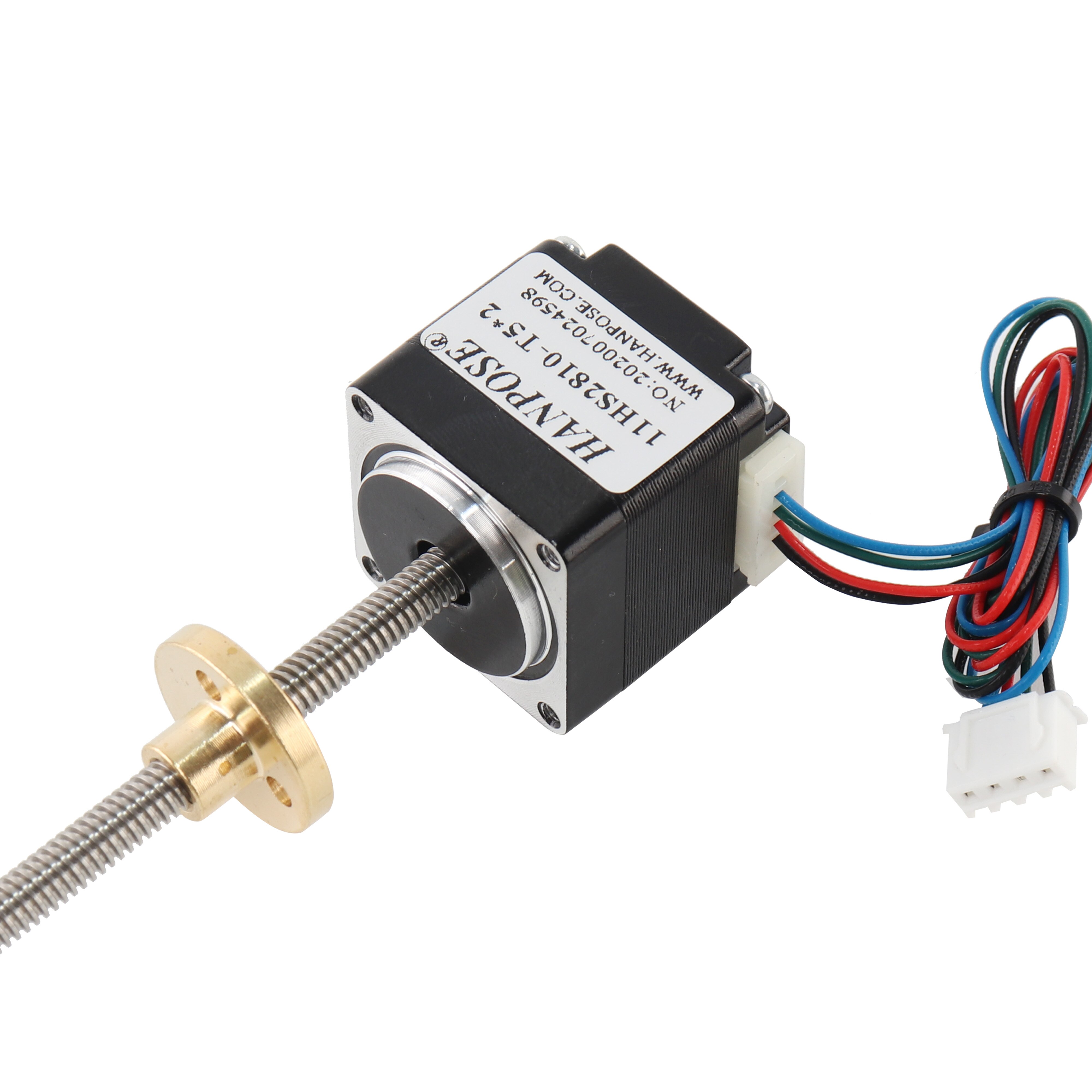 Nema 11 skruvmotor 11 hs 2810-t5*2 l50/100 /150mm skruvstång linjär 28 stegmotor med trapetsformad ledning för ritinstrument