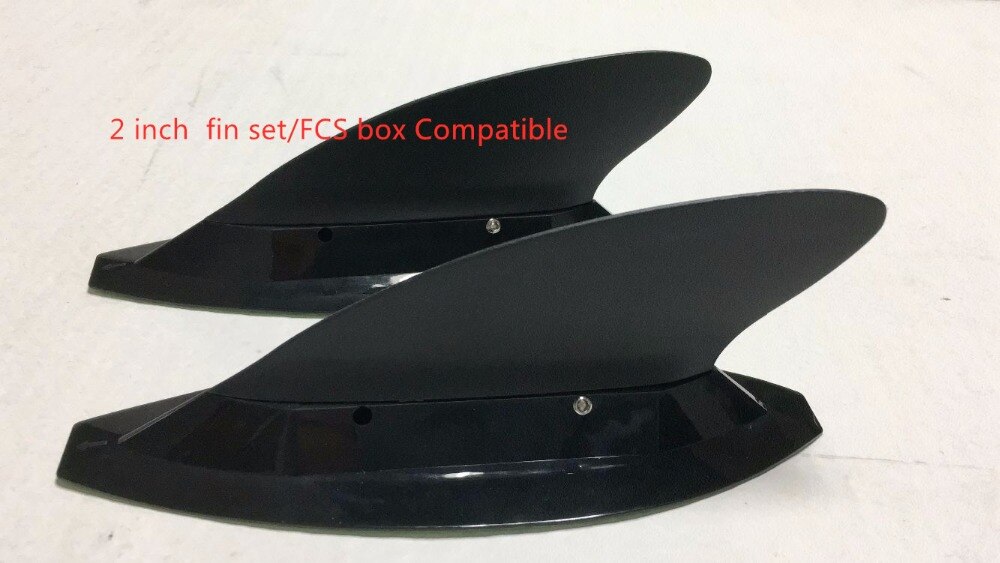 FCS Compatible soft flex side fin & removeable fin and side fin box for hardboards/inflatable boards, I sup boards