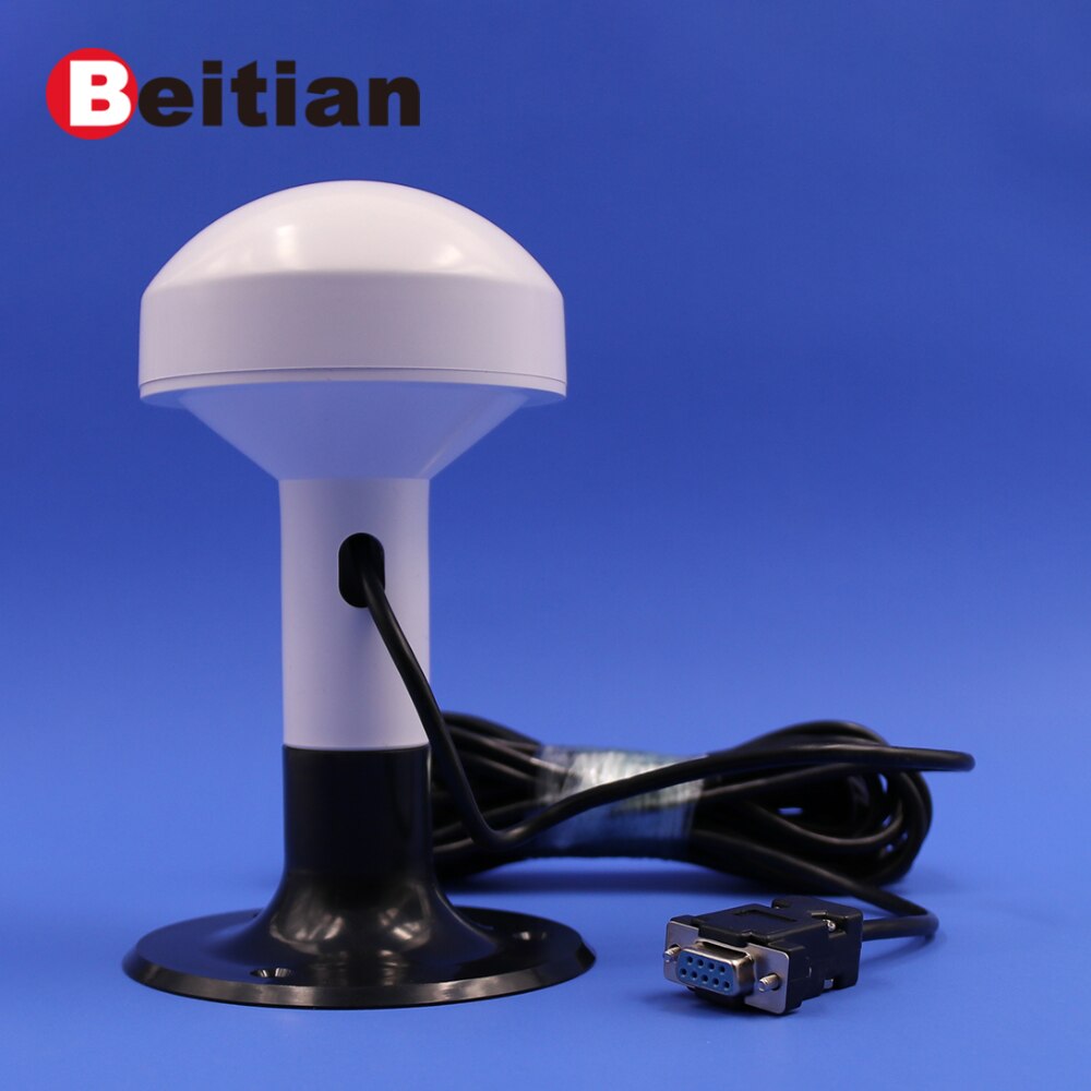Beitian Marine Gps Ontvanger, Boot Gps Ontvanger Met Antenne, 4800bps, nmea 0183 DB9 Connector Met Schroef Buis, BP-275D