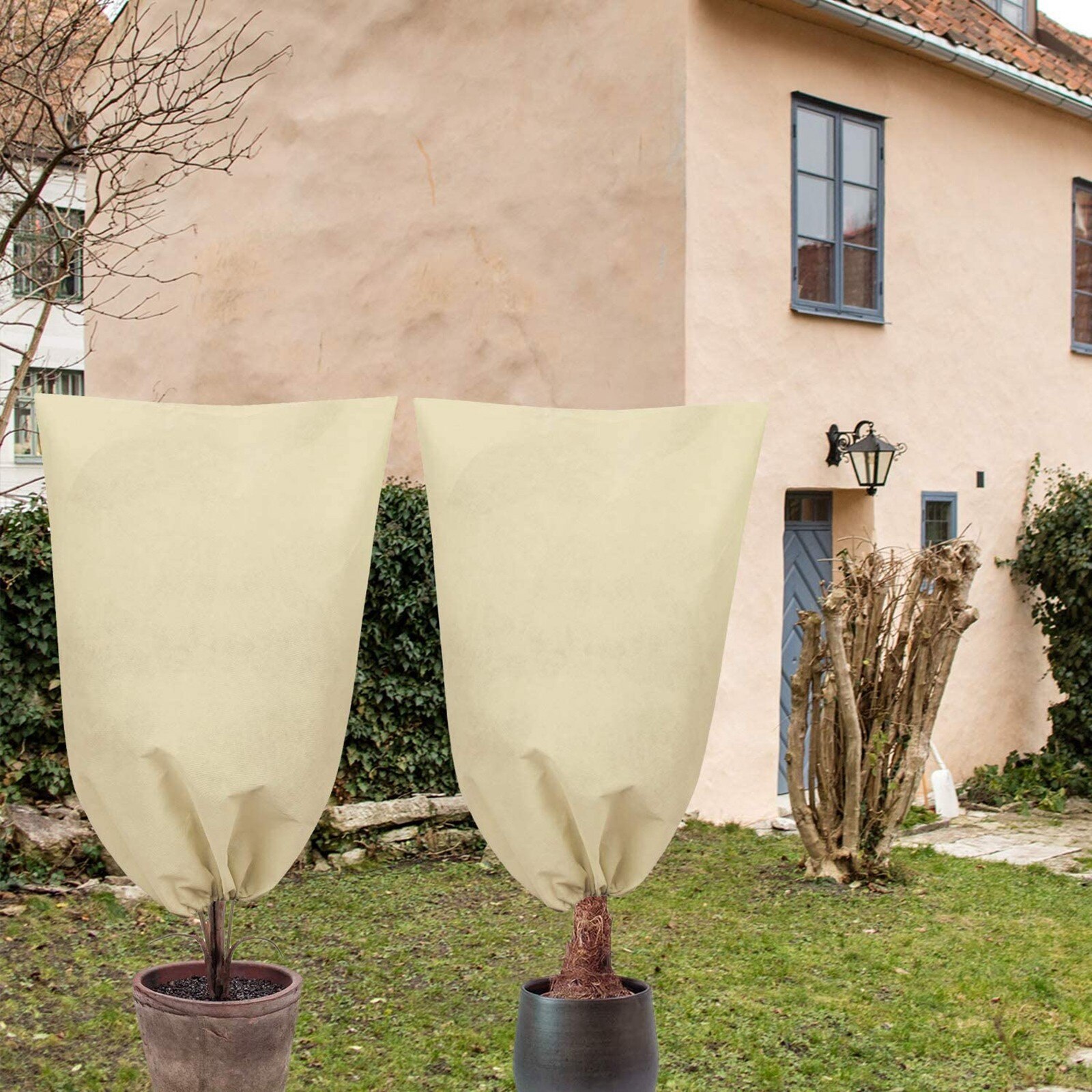 Warm Cover Tree Shrub Plant Protecting Bag Frost Protection Yard Garden Winter Plant Covers For Home Decor Parties Centerpiece: H