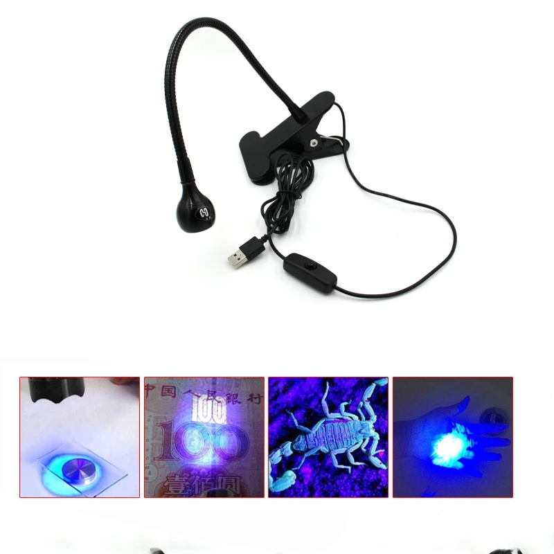 Lámpara de curado UV de alta energía, USB, 365nm, 385nm, 395nm, 405nm, para reparación de circuito, soldadura, PCB, unión rápida