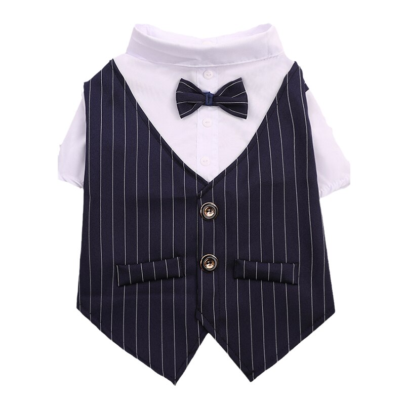 Beau Costume de fête pour chien et chat, vêtements solides à la , veste pour animaux de compagnie pour chats, petits chiens, vêtements de fête d'anniversaire et de mariage