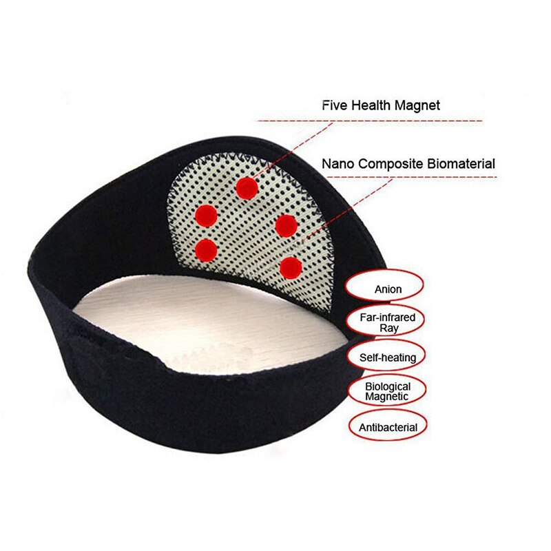 Magnetische Therapie Nek Massager Self Verwarming Band Brace Bescherming Wervel Relax Pijn Verlichten Portable Neck Warmer Massager