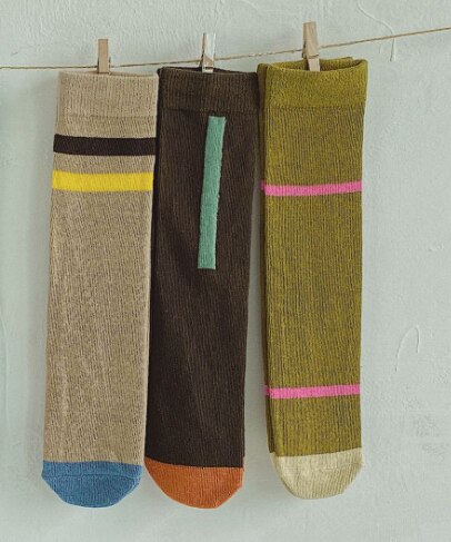 Herfst winter meisjes retro koreaanse stijl one size sokken zonder hak 1-8 jaar kinderen katoenen ademende sokken 3 paar: Zwart