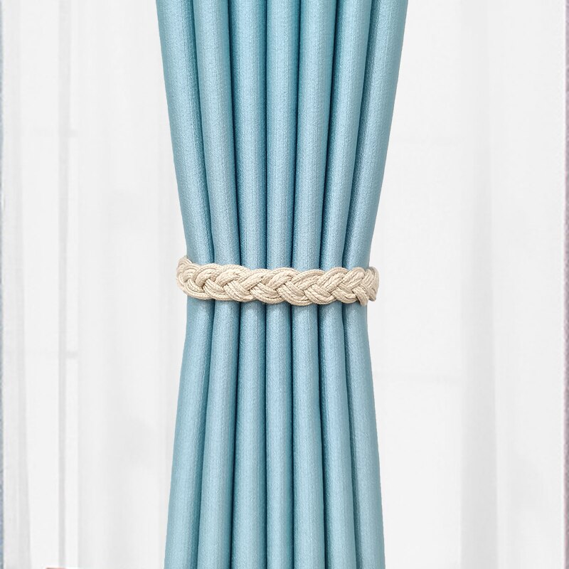 Pince à cordon pour rideaux, porte-rideau avec crochets et aimants: B6 No flowers 6