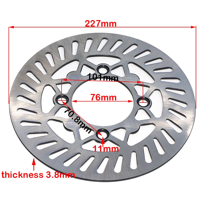 190/220/230mm brake disc plate for dirt bike pit bike KLX CRF BEST Bike Front and Rear Brake Universal Use