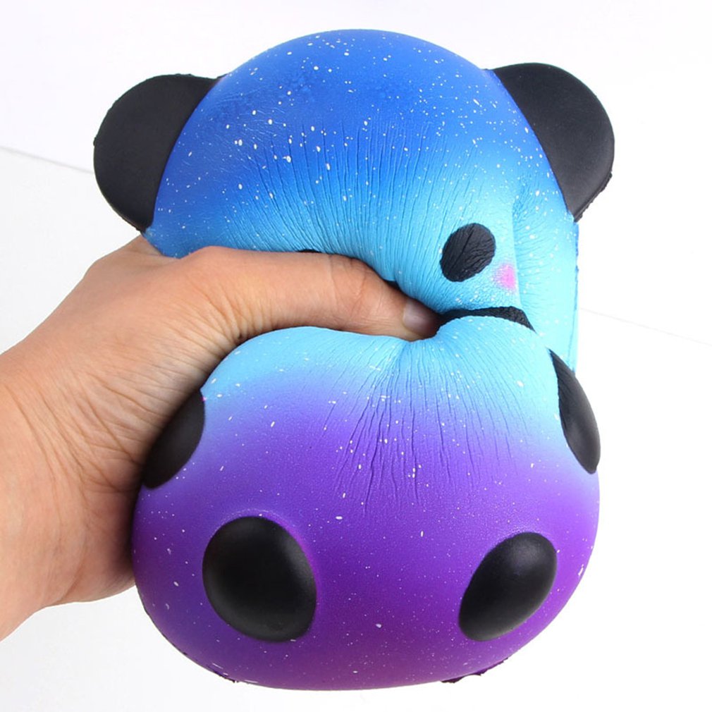 12 centimetri/15 centimetri Grande Formato Panda Uovo Squishy Lento Aumento Cielo Stellato Carino Kawaii Panda Uovo Animali Lo Stress sollievo Giocattolo Per Bambini di Età Regalo di Natale