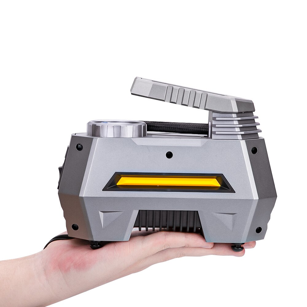 Car Air Compressor Portable Inflatable Pump 12V Automobile Tire Inflator Mini Electric Auto for Travel Boat Air Compressors Tool