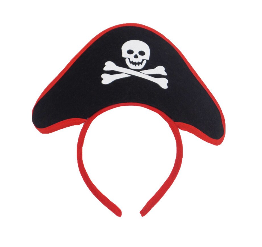 Cupcake toppers met thema, taart, dessert, tandenstokerinzetstuk voor kinderfeestjes, piratenthema, babyshowerdecoratie: Haarband