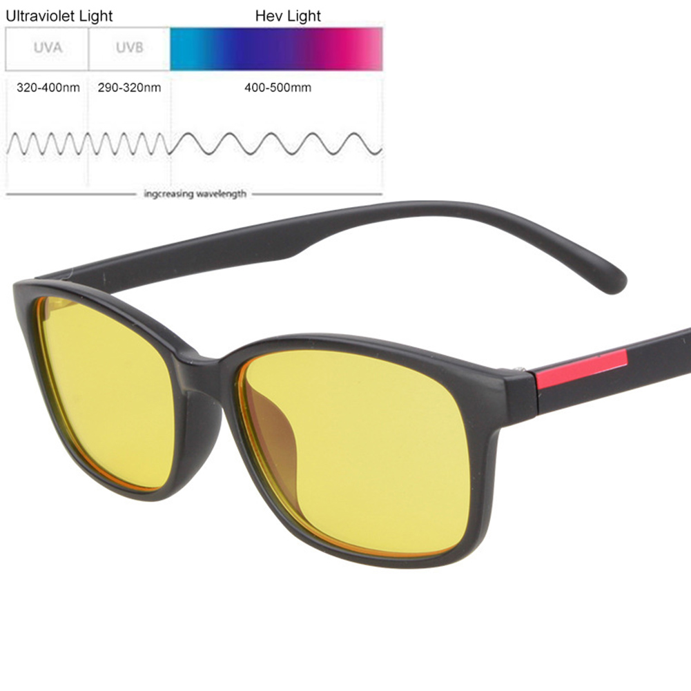 Anti-fatigue Radiation Anti Blue Ray Light Blocking Computer Gaming Safety Glasses Flat Goggles