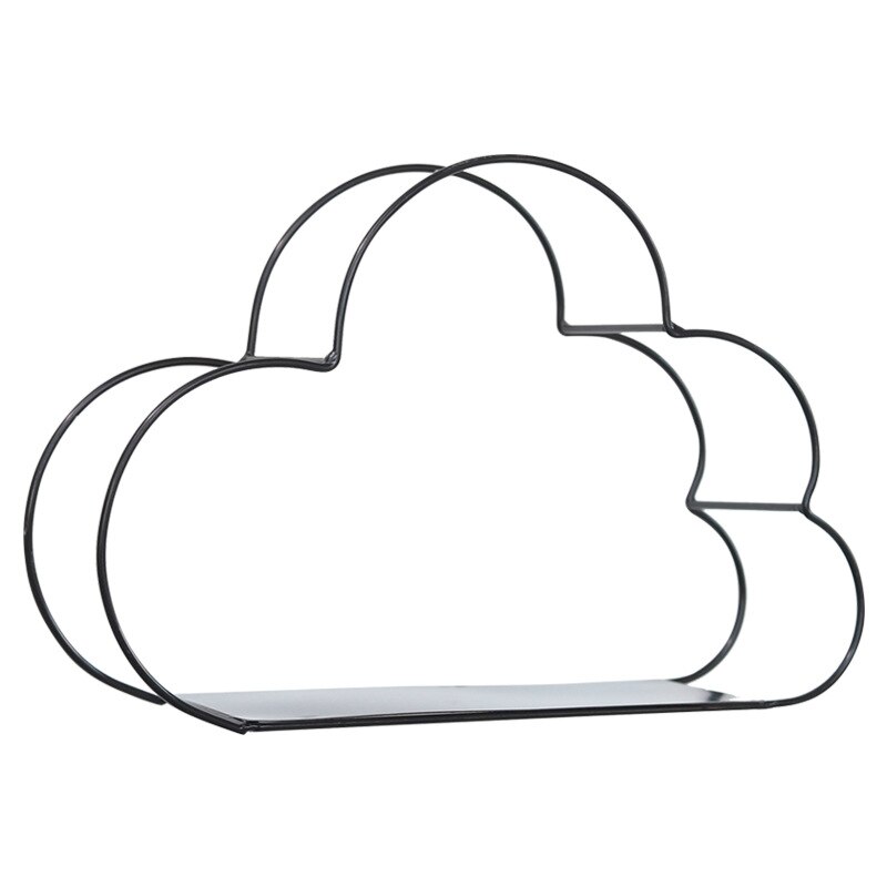 Nordisk stil sky veggfeste hylle ornament vegg soverom stue vegg hengende vegg leke hylle hjemme veggdekorasjon