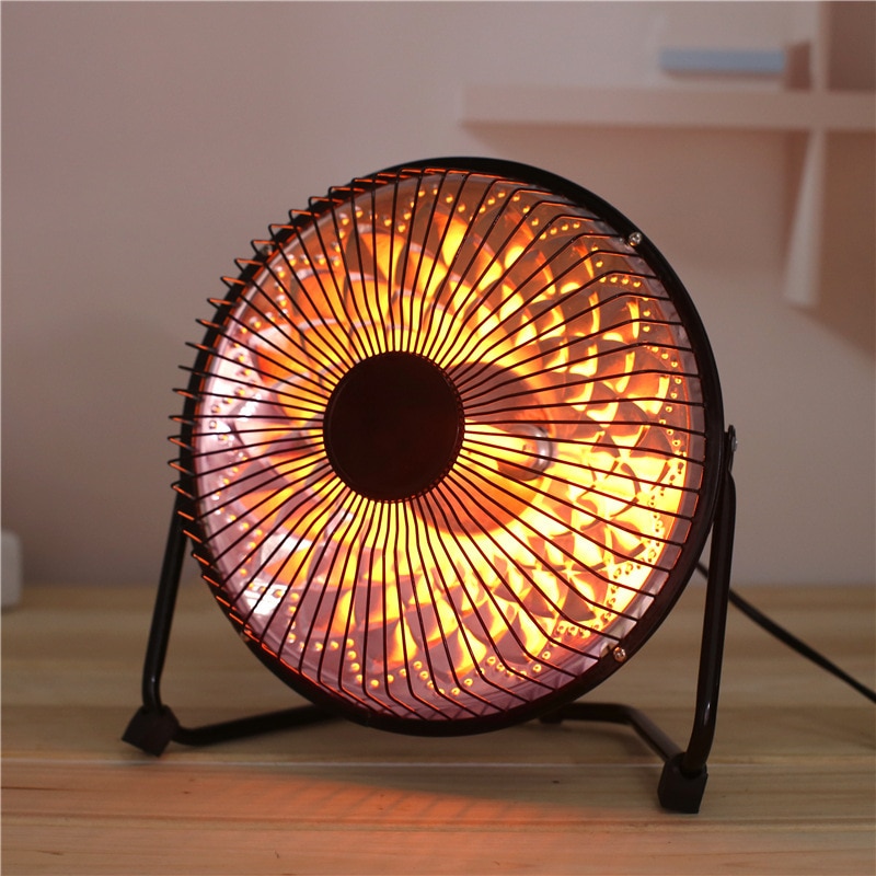 Portable Office Fan Heater Mini Electric Infrared Heater Electric Home Heater Air Warmer Silent convector Handy Heater: type 2 black