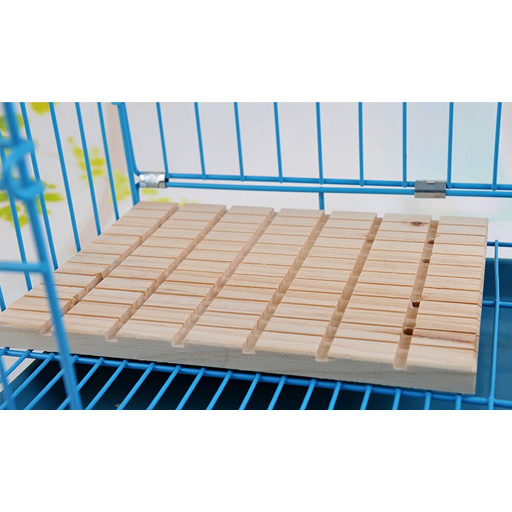 Rascador de madera con ranuras para conejos, juguete de rascador cuadrado para mascotas pequeñas, con garras de madera, suministro de cubierta para animales