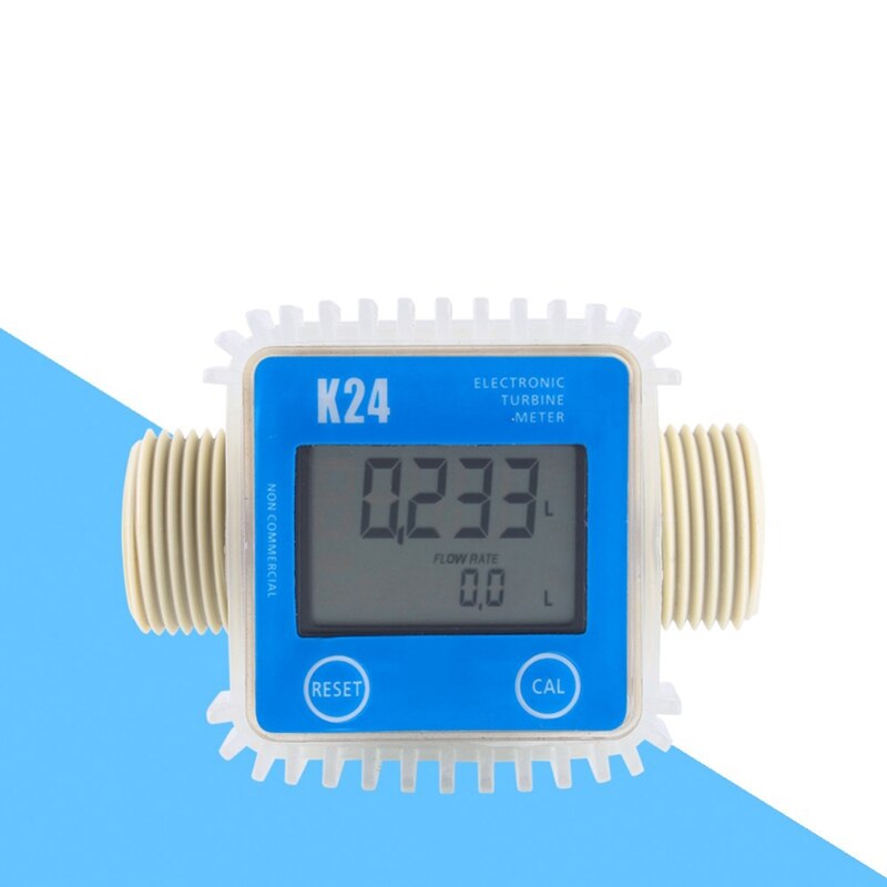1 Pcs K24 Lcd Turbine Digital Fuel Flow Meter Wide... – Grandado