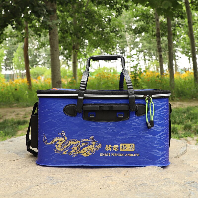 eva thickened folding fish box fishing tackle barrel integrated fishing box