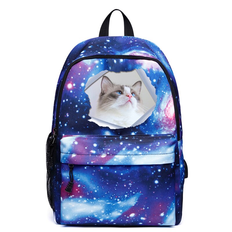 Mochilas escolares de carregamento usb lona mochila sacos de escola para adolescentes menino meninas grande capacidade de viagem mochila: 02