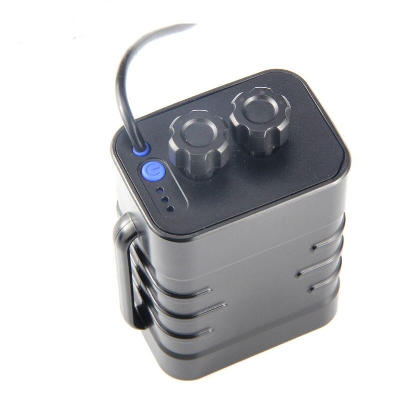 Elos -6 sektion 18650 vattentätt batteriväska 18650 batteripaket 5 vusb /8.4 vdc dual interface 18650 vattentät batterilåda