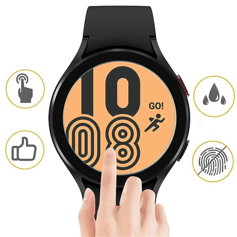 Tempered Glass for Samsung Galaxy Watch 4 40mm 44mm HD Clear Glass Film Screen Protector for Watch4 Classic 46mm 42mm