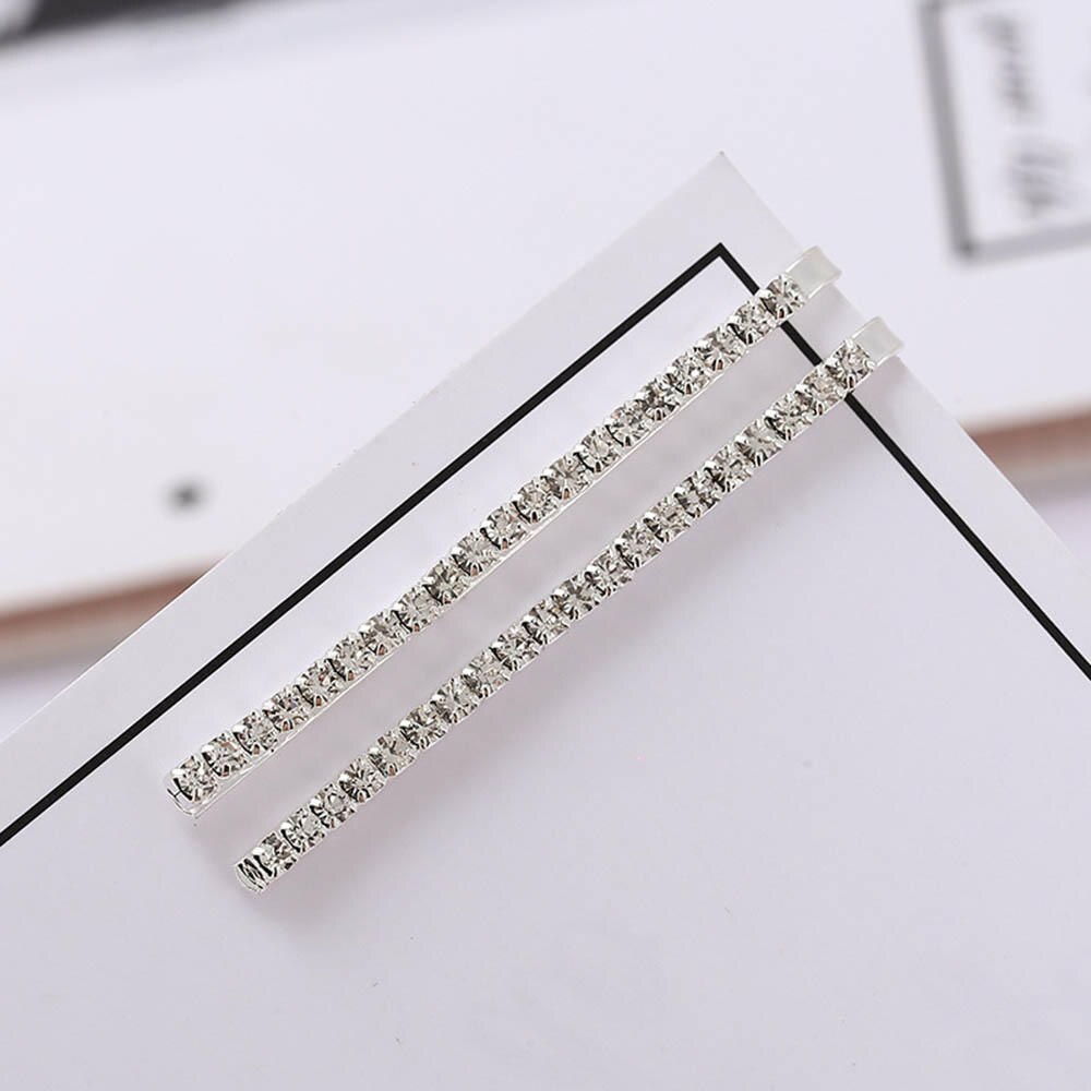 1pc glanzende haarspelden met kristallen strass-steentjes, haarspeldjes met diamanten, haarspeld met strass-steentjes, haarspeldjes voor vrouwen: Ander