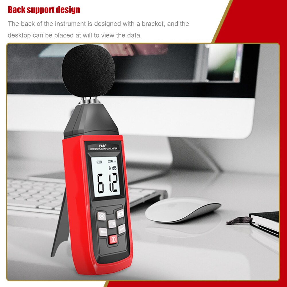 Noise Tester Decibel Digitale Audio Sound Level Meter Monitor Backlight Volume Decibel Meter Noise Audio Detector