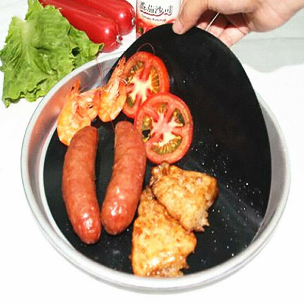 Non-stick bbq matta grill mesh pad bbq lock värmebeständig temperatur grill hög återanvändbar rund resistent pad tvättbar