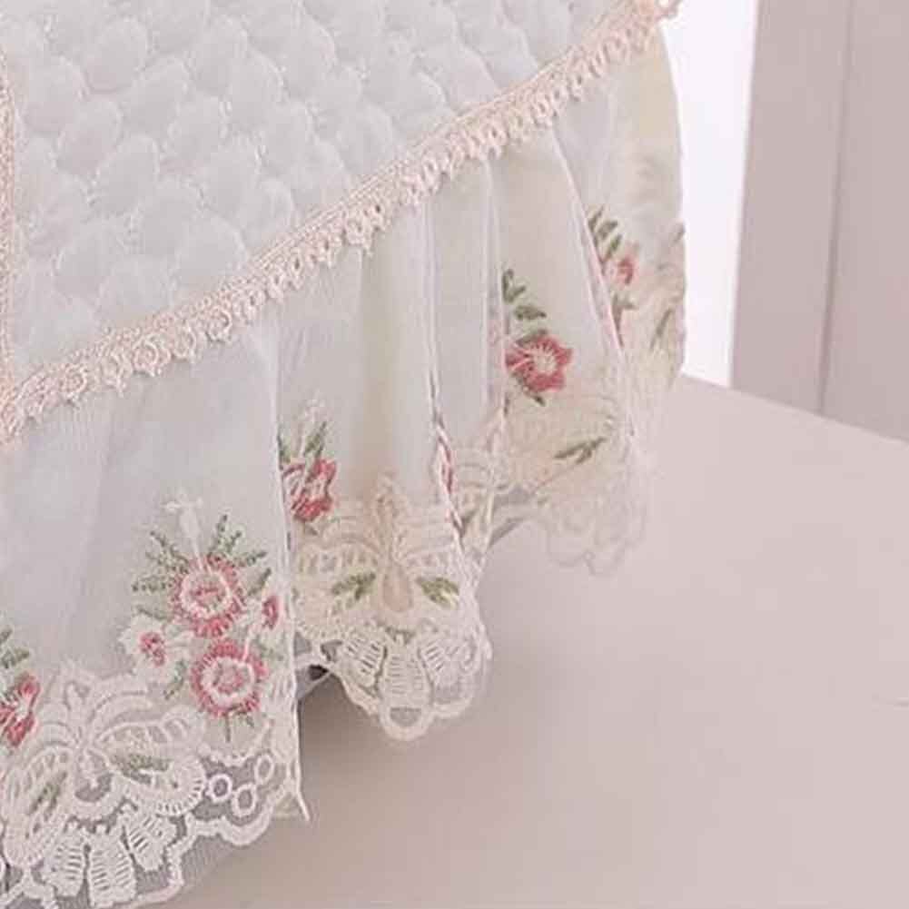 Anti Oil Hood Microwave Oven Cover Protection Kitchen Decoration Simple Dining Home Accessories Dust Proof Lace Embroidery