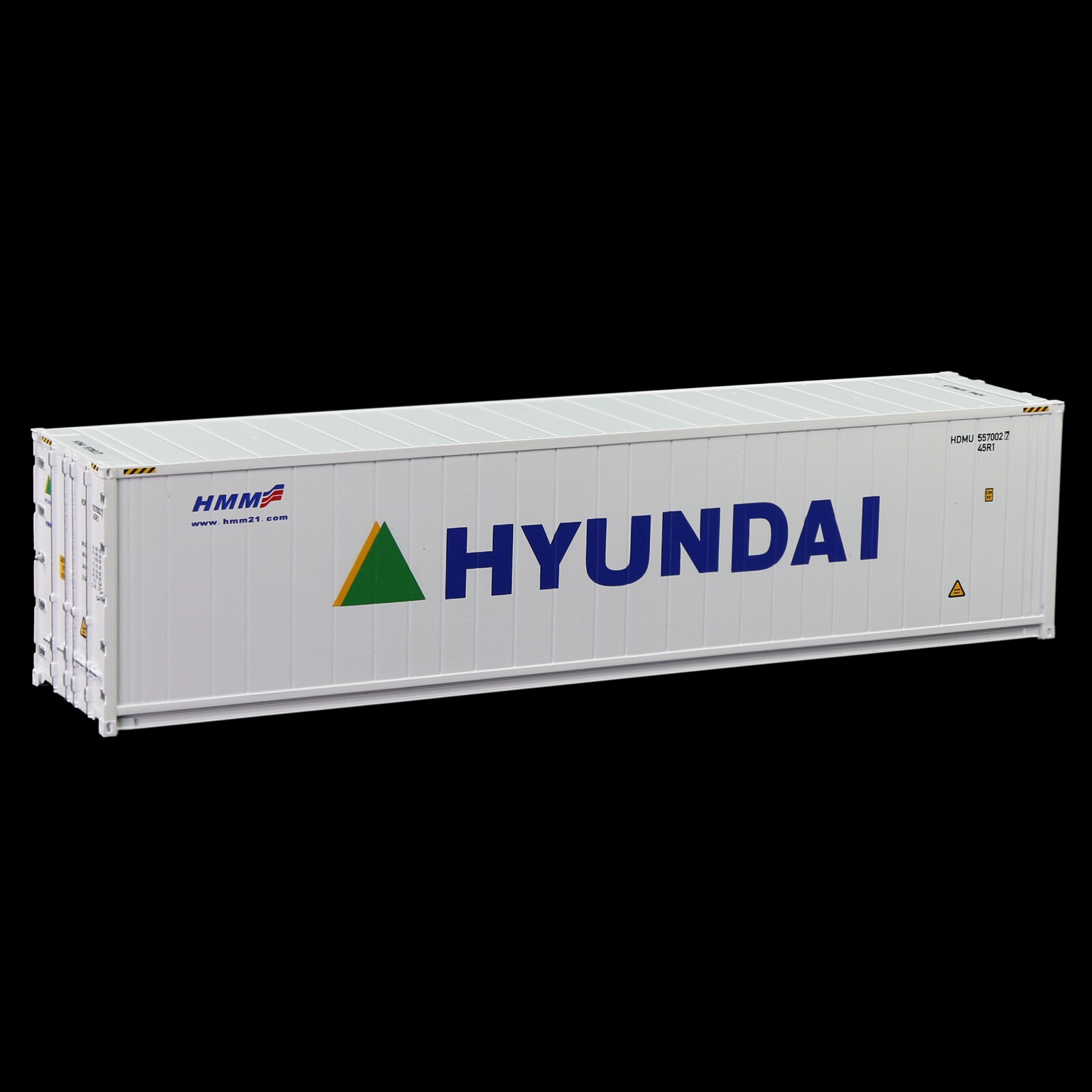 1pc HO Scale 40ft Hi-Cube Reefer 1:87 40&#39; Refrigerater Container Freight Cars Cargo Box C8722: HYUNDAI