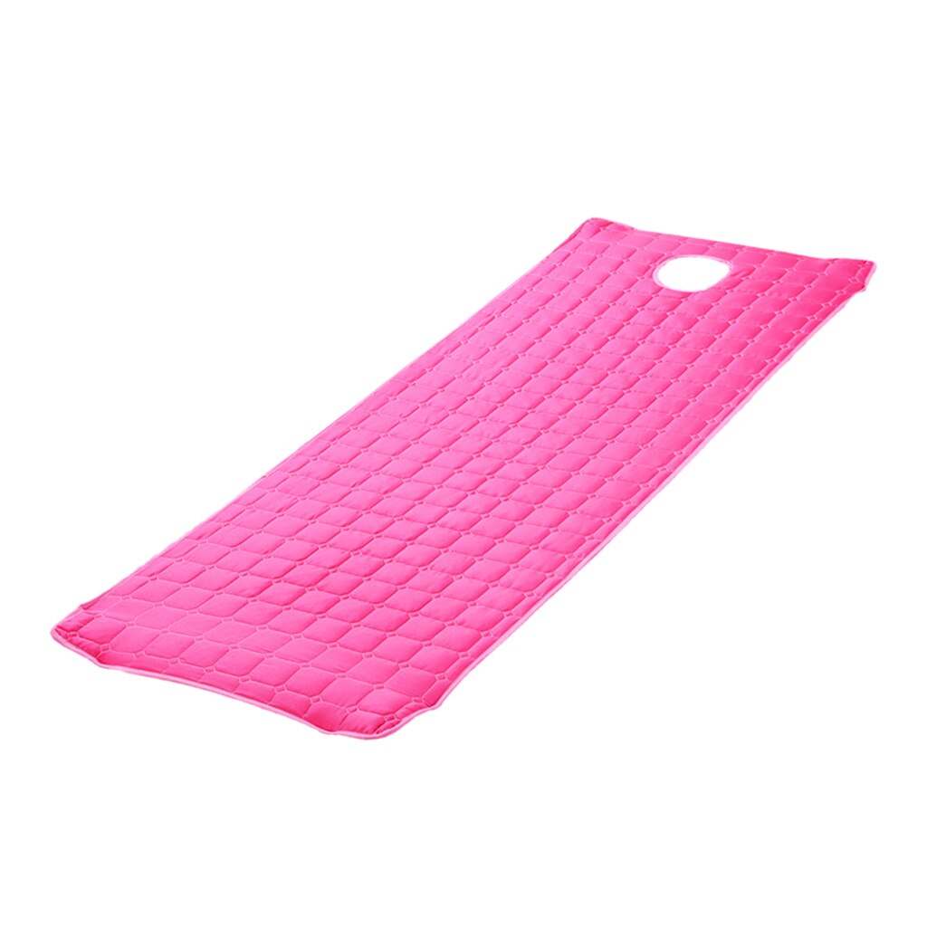 Mjuka sköna spa massage lakan bord täcka madrasser med andningshål: Varmrosa 185 x 70cm