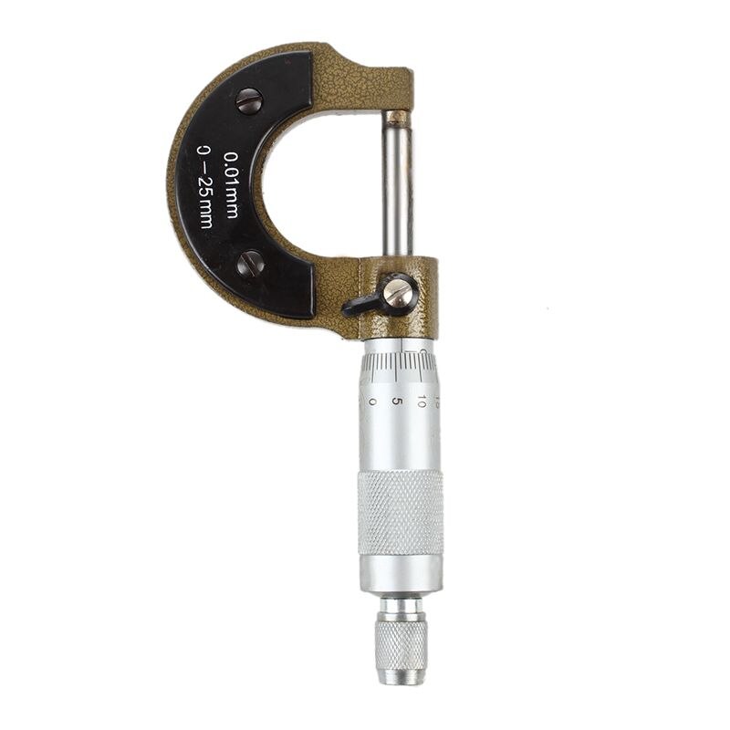 Maskinister 0-25mm måler tykkelsesmåler mikrometer skrue: Default Title