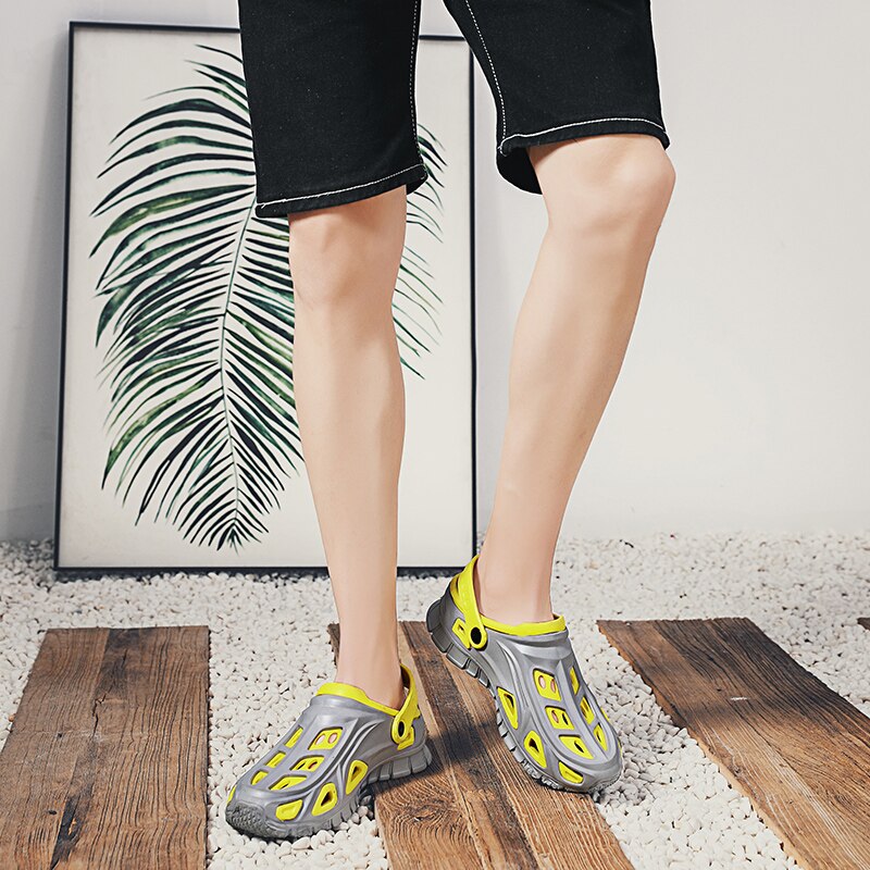 Summer Sandals Men Shoes Beach Sandals Clogs for Men Platform Male EVA Jelly Shoes Sandalia Masculina