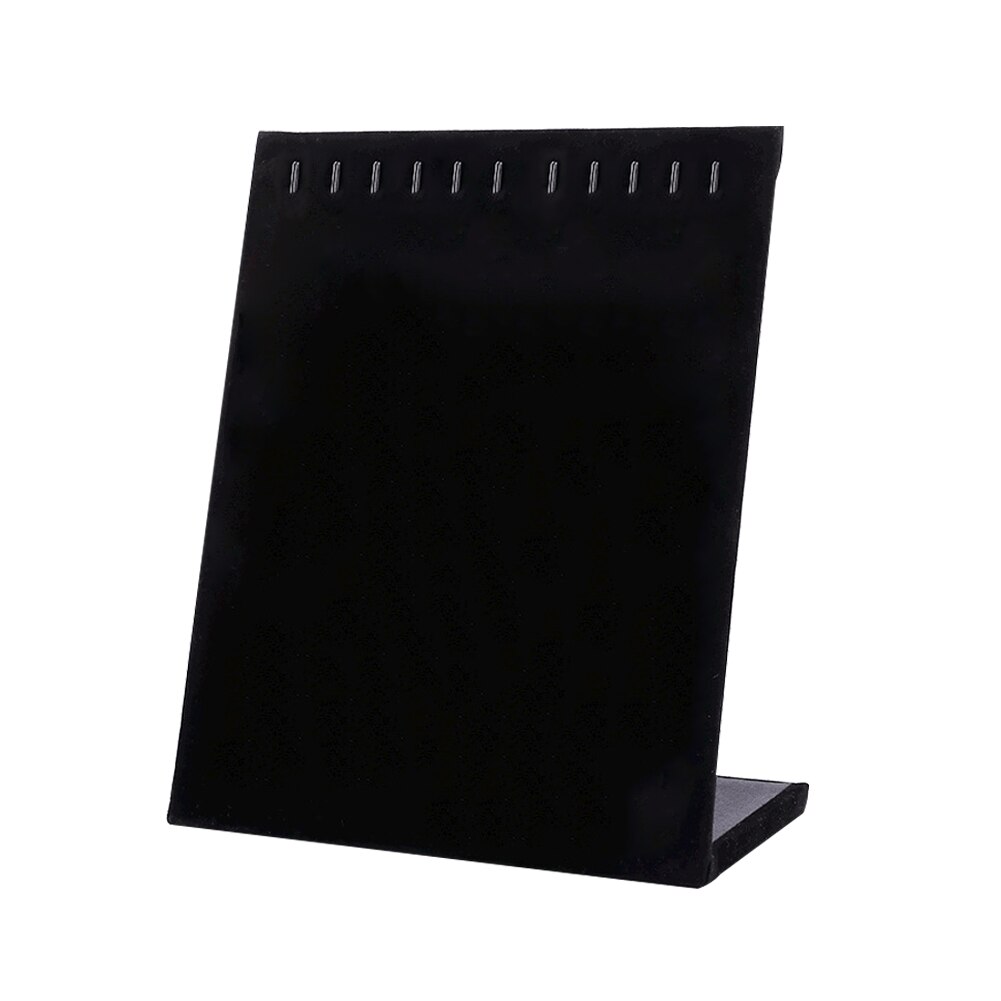 Composite Board Earring Organiser Display Hanger Velvet Home Desktop Studs Holder Dressing Table Ring Jewellery Necklace Stand: 2