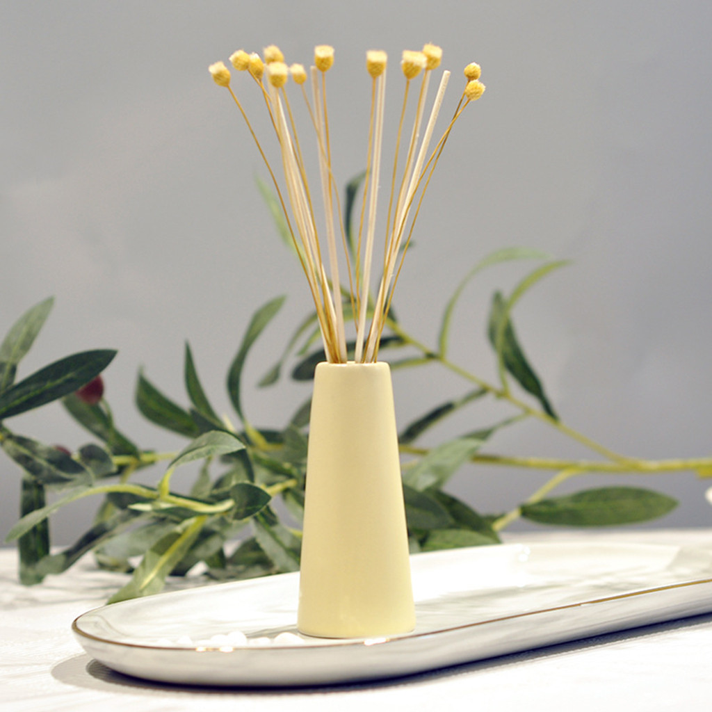 Riet Olie Diffusers met Natuurlijke Stokken Glazen Fles en Geparfumeerde Olie 30 ML Goedkope Fles DIY Glazen Fles Mini Containers: A