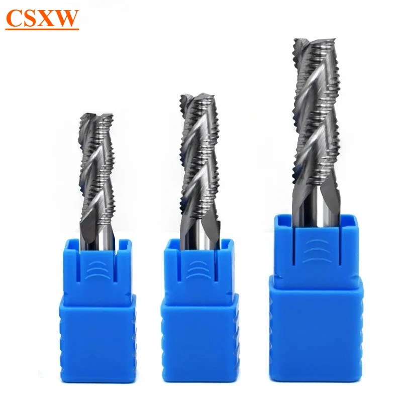 HRC55 Milling Cutter Alloy Coating Tungsten Steel Tool Cnc Maching 4 Blade Roughing Endmills corn Milling Cutter For Metal