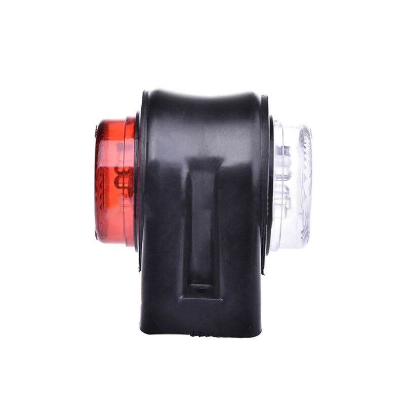 Sidemarkeringslygter 2 stk 8 led sidemarkeringslygter hvid rød lampe kompatibel med 10-30v trailer lastbil