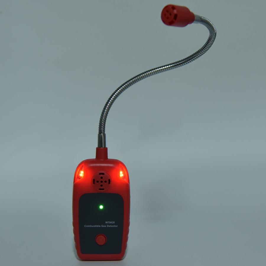 Gaslek Detector WT8820 Draagbare Gasdetector Lekkage Natural Gas Sensor Alarm Hoge Gevoeligheid Test