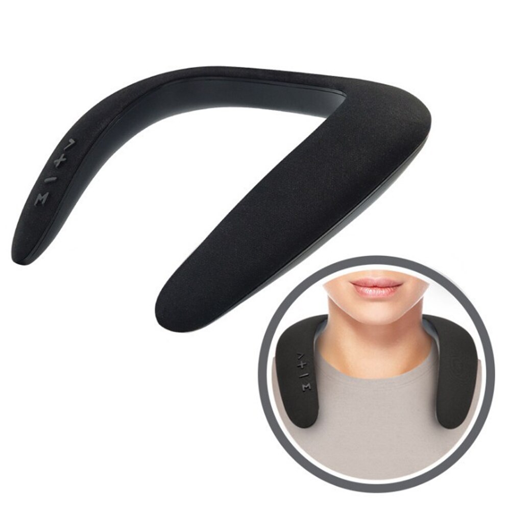 Banda de cuello en forma de U, Altavoz Bluetooth USB, portátil, portátil, inalámbrico