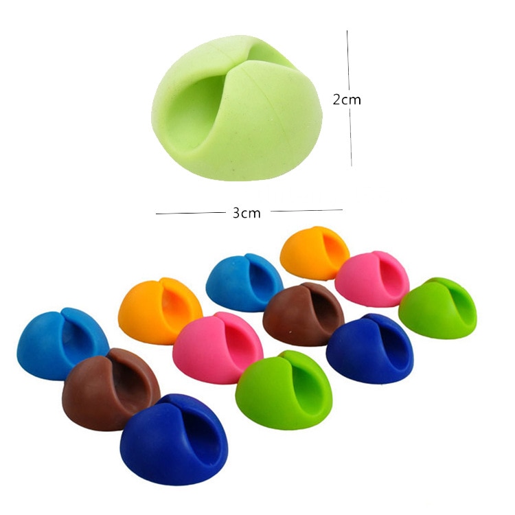 Universal Desktop Fastening Clamp Wire Fixed Device USB Cable Holder Electrical Cord Manager Hub