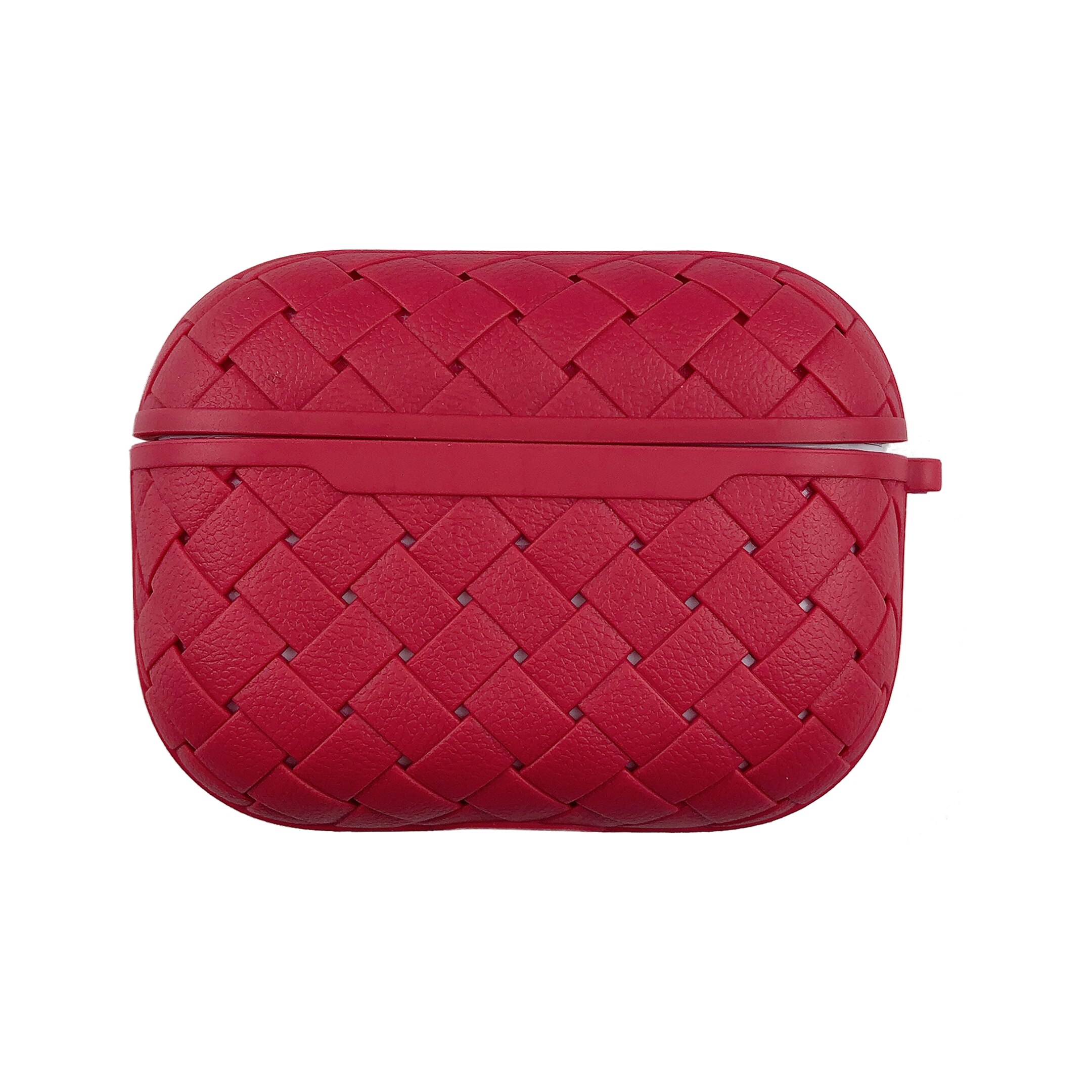 Funda de auriculares de silicona suave para Apple Airpods 2 1 Funda de protección de cápsulas de aire Airpods2 Funda verde Aipods con gancho de llavero: on Airpods Pro Red