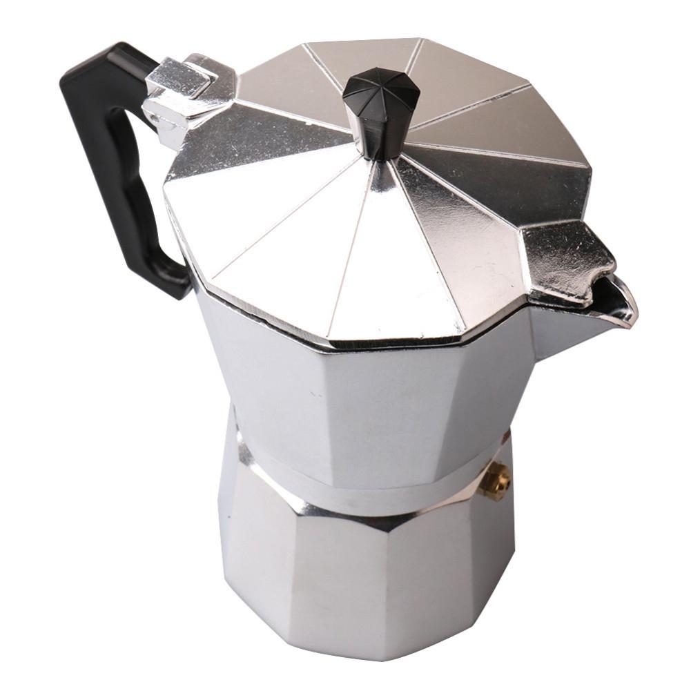Aluminum Mocha Coffee Pot Stovetop Espresso Maker 1 3 6 Cups Coffee Maker Espresso Percolator Pot Electrothermal Cooker