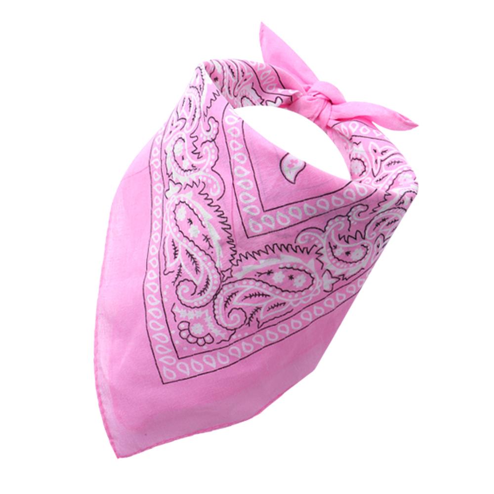 Kid Girls Wild West Cowboy Set Pink Head Scarf Felt Cowboy Cap Hat with Adjustment Buckle for Kids Carnival Fancy Party Costumes: Scarf