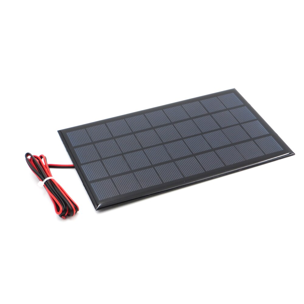 Panel Solar de silicio policristalino, de 9 V cable de extensión y 3 W, bricolaje, cargador de batería, Mini célula Solar, juguete, 9 V, 3 W, voltios