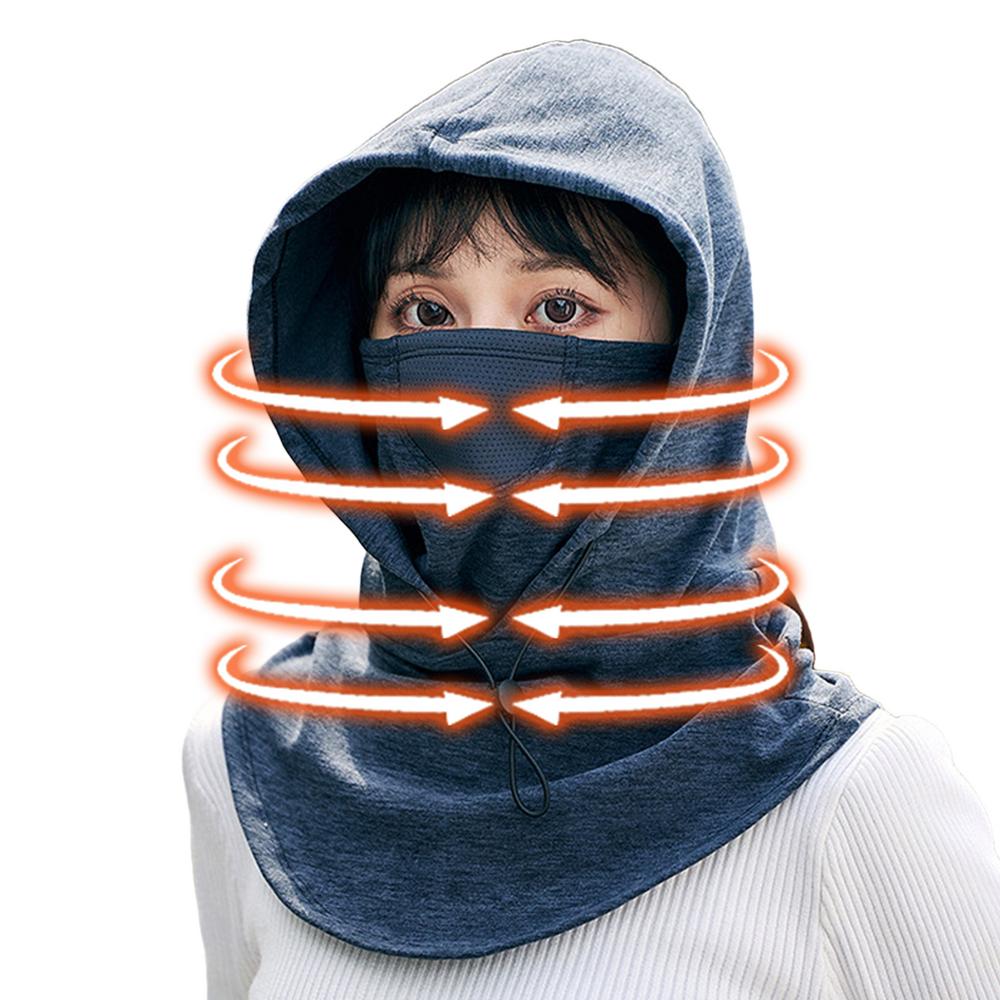 Cycling Cold Protection Face Cover Cold Weather Motorcycle Headwear Neck Gaiter Winter Scarf Thermal Adjustable Men Ski Winter: green
