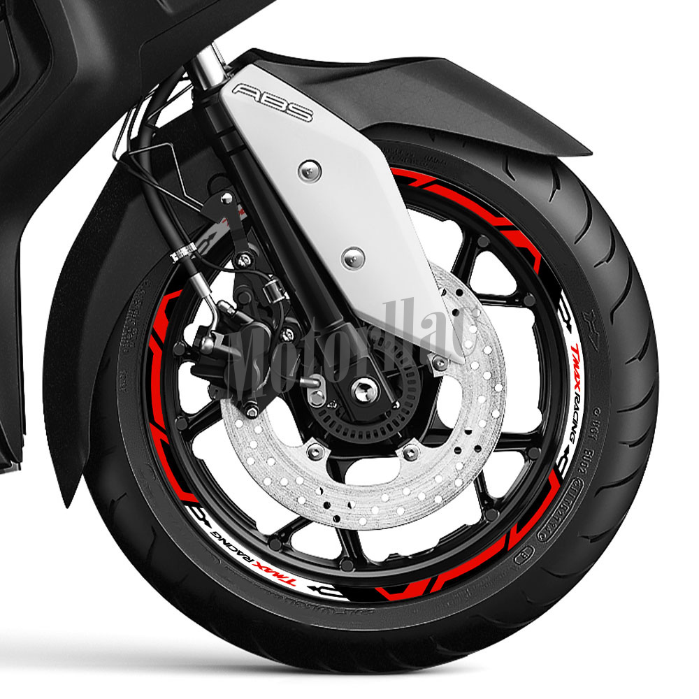 Para TMAX 500 530 560 tmax 2023 pegatina reflectante para llanta de motocicleta calcomanía Scooter raya cinta accesorios impermeable
