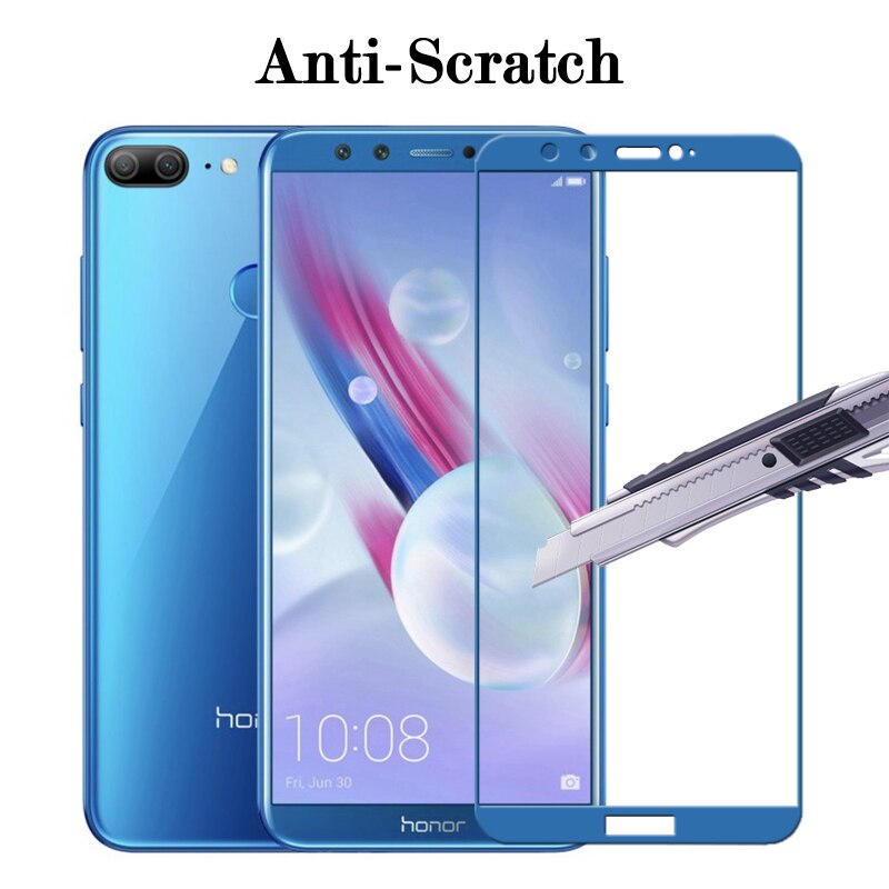 9h heltäckande skärm härdat för huawei honor 9 lite skyddsfilm för huawei honor 9 9 ljus skyddsfilm på hono 9 9 lite